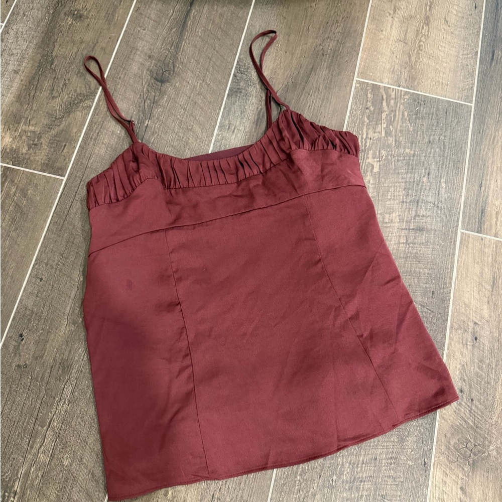Banana Republic Burgundy Camisole Top